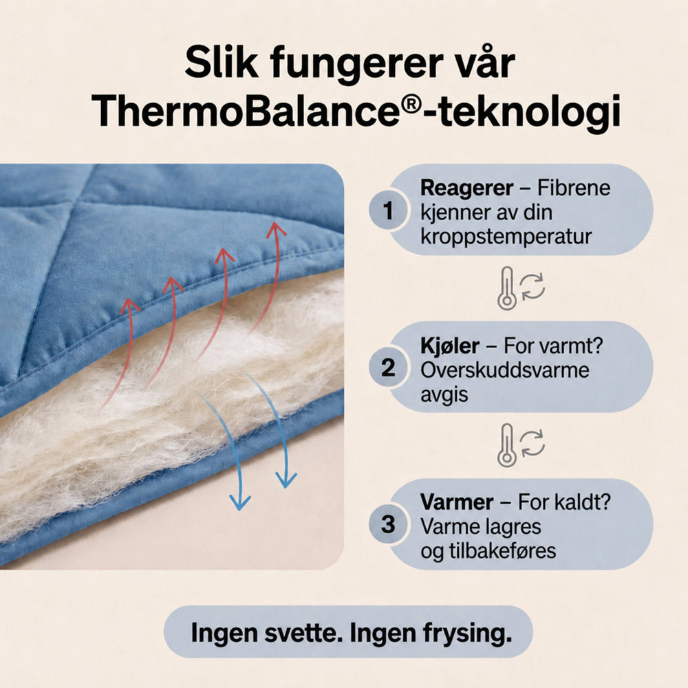 EasySleep® Dyne – Den rasktørkende 2-i-1 dynen