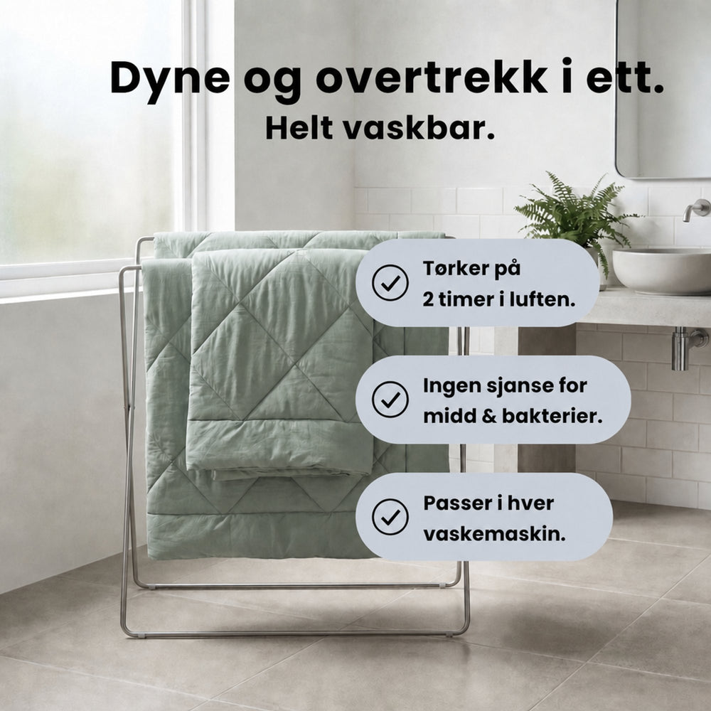 EasySleep® Dyne – Den rasktørkende 2-i-1 dynen